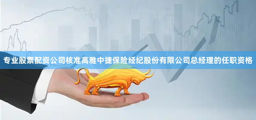 专业股票配资公司核准高雅中捷保险经纪股份有限公司总经理的任职资格